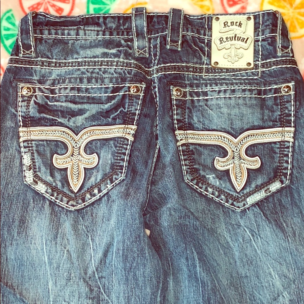 Rock Revival Jeans “Emmet Straight Leg” Size 31/32